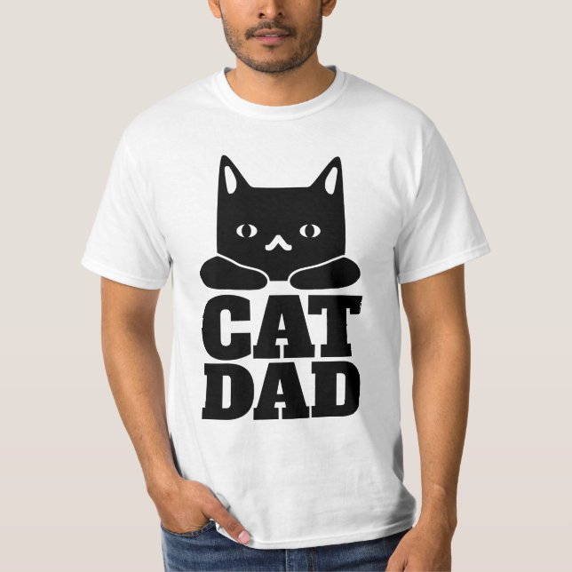 CAT DAD MENS T-SHIRTS (Front)