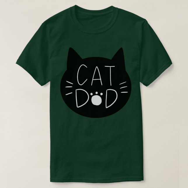 cat dad T-Shirt (Design Front)