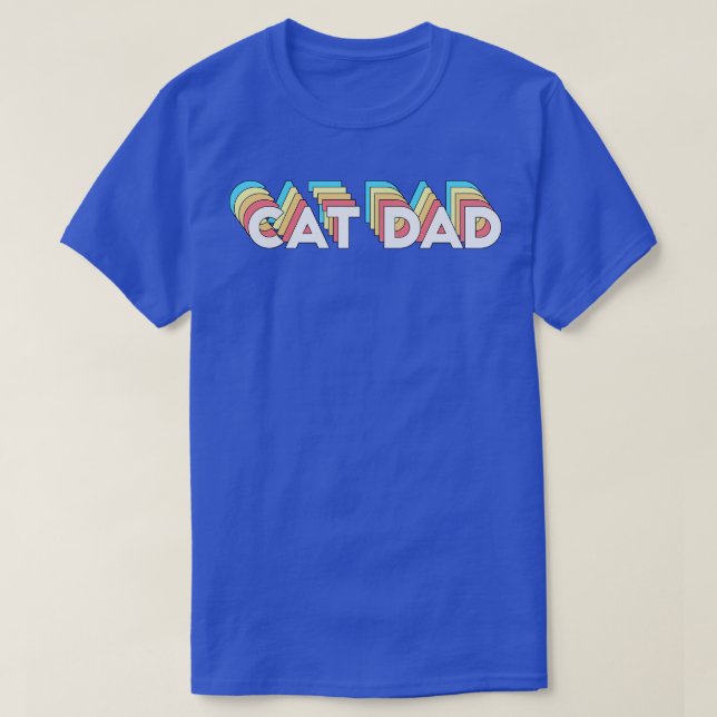 Cat Dad  T-Shirt (Design Front)