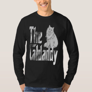 Cat Dad The Catfather Crazy Cat Father Kitty Daddy T-Shirt