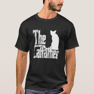 Cat Dad The Catfather Crazy Cat Father Kitty Daddy T-Shirt