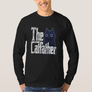 Cat Dad The Catfather Crazy Cat Father Kitty Daddy T-Shirt