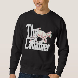 Cat Dad The Catfather Crazy Sphynx Cat Father Kitt Sweatshirt