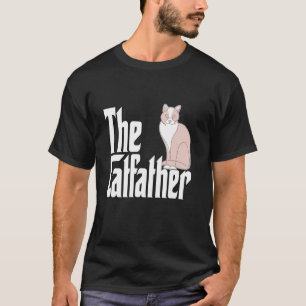 Cat Dad The Catfather Cute Cat Father Kitty Daddy  T-Shirt