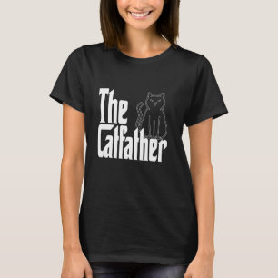 Cat Dad The Catfather Cute Cat Father Kitty Daddy  T-Shirt