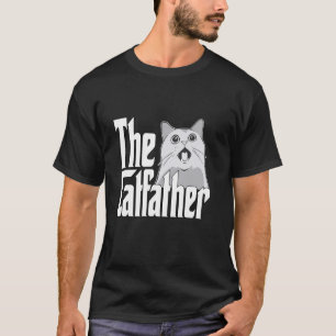 Cat Dad The Catfather Cute Meme Cat Father Kitty D T-Shirt