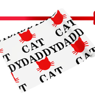 Cat Dad Wrapping Paper