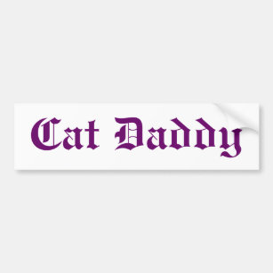 Cat Daddy bumper sticker