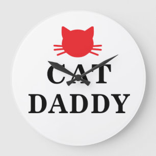 Cat Daddy Clock