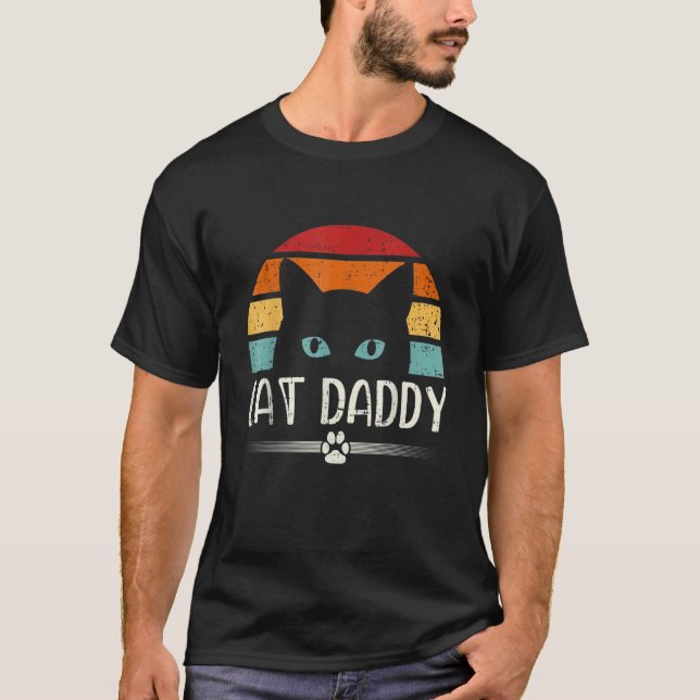 Cat Daddy Cute Cats  for Men Dad 2 T-Shirt (Front)