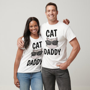 CAT DADDY (DAD) Men's Cat Lover T-shirts