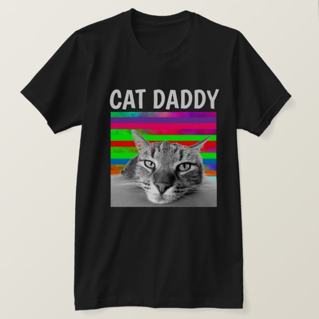 CAT DADDY DAD MENS T-Shirt (Design Front)