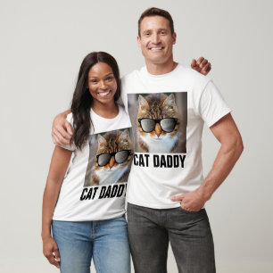 CAT DADDY DAD T-Shirts Tees