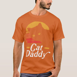 Cat Daddy Eighties Style Cat Distressed friend T-Shirt