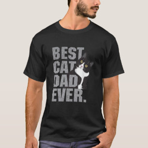 Cat Daddy Father Gift Best Cat Dad Ever Vintage T-Shirt