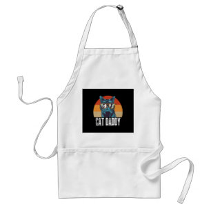Cat Daddy Funny Cat Gift For Fathers Day Standard Apron