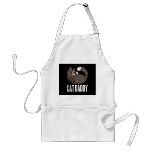 Cat Daddy   Funny Cat Lover For Fathers Day Standard Apron
