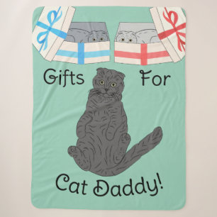 Cat Daddy Gifts Sherpa Blanket