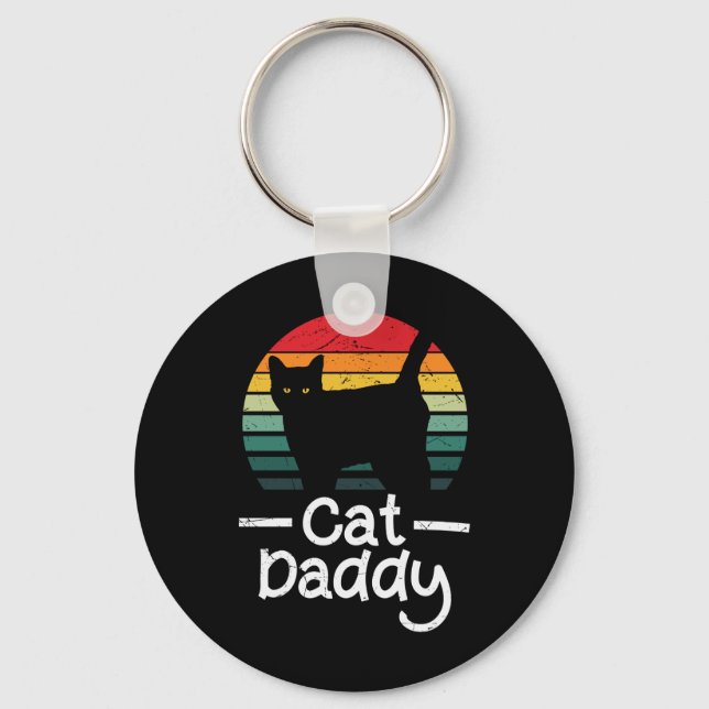 Cat Daddy  Key Ring (Front)