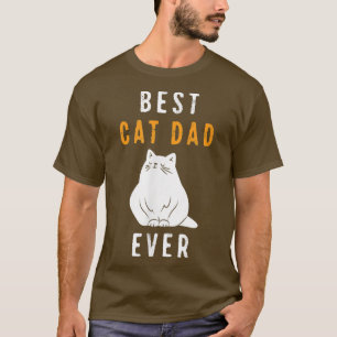 Cat Daddy Mens Best Cat Dad Ever Meow Kitty Cat T-Shirt