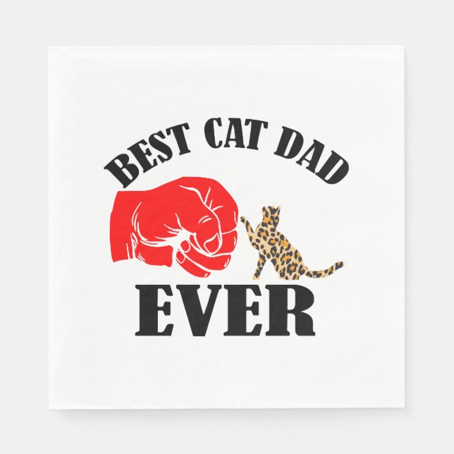 Cat Daddy  Napkin (Front)