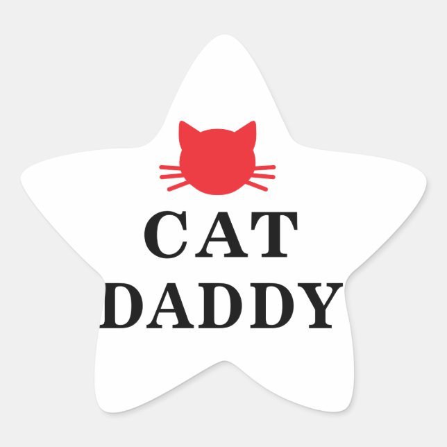 Cat Daddy Star Stickers (Front)