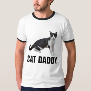 CAT DADDY, TUXEDO CAT T-shirts