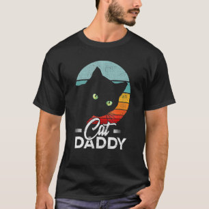 Cat Daddy Vintage Best Cat Dad Ever Cat T-Shirt