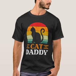 Cat Daddy Vintage Cat Daddy Father's Day T-Shirt