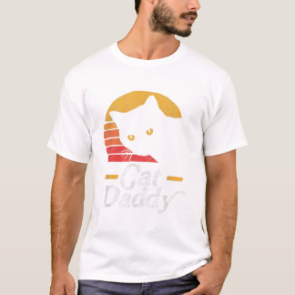 Cat Daddy Vintage Eighties Style Cat Retro T-Shirt