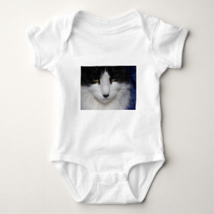 Cat Dark Eyes Baby Bodysuit