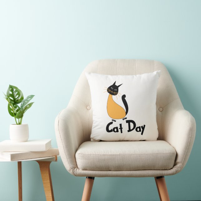 Cat Day Cat Cushion (Chair)