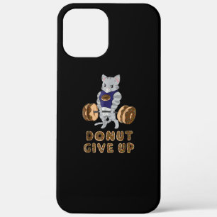 Cat Deadlift Powerlifting Doughnut Gym iPhone 12 Pro Max Case
