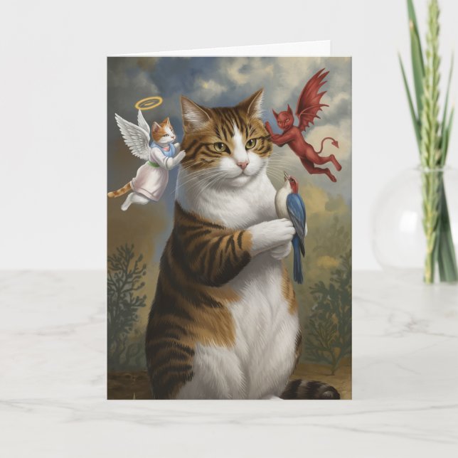 Cat  Debate Card (Front)