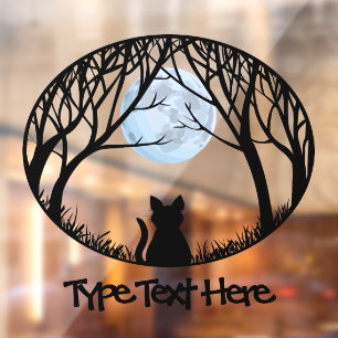 Cat Decal Personalise Cat Lover Window Decals