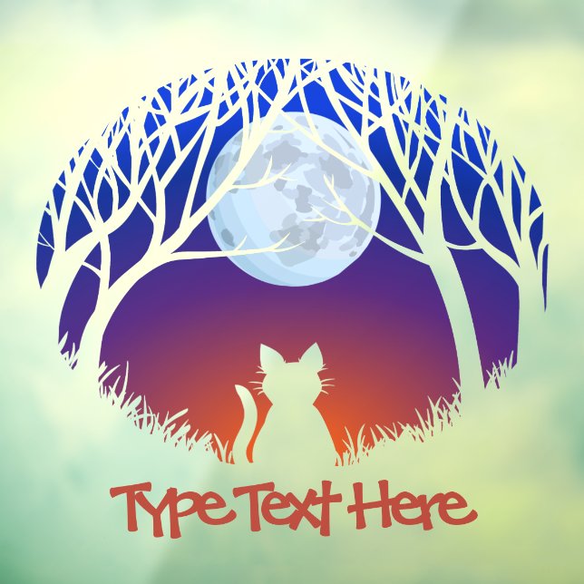 Cat Decal Personalise Cat Lover Window Decals (Sheet 3)