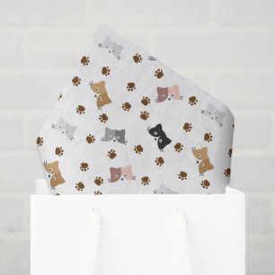 Cat Decoupage Tissue Paper