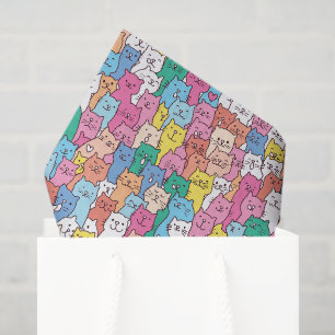 Cat Decoupage Tissue Paper, Kitty Kitten Paper