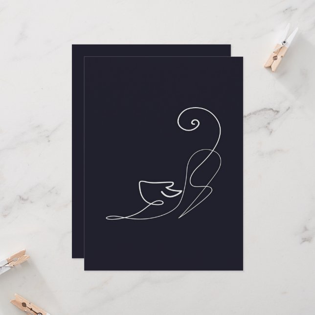 Cat Definition Art | Cute Home Decor (Front/Back In Situ)