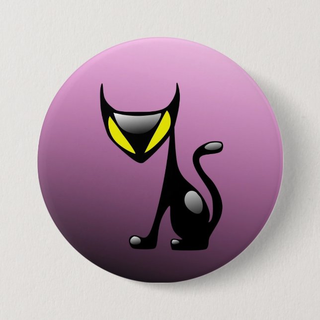 Cat Demon Button (Front)