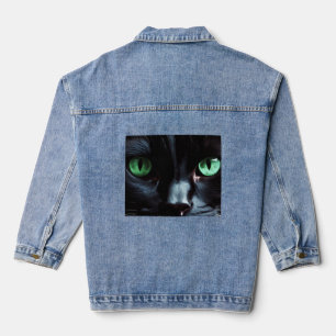 Cat Denim Jacket