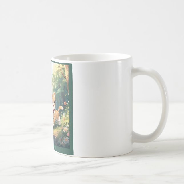 Cat design  coffee mug (Right)