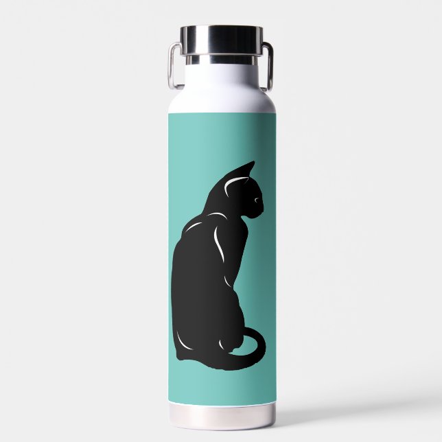 Cat Design Thor Copper Vacuum Insulated Water Bottle (Front)