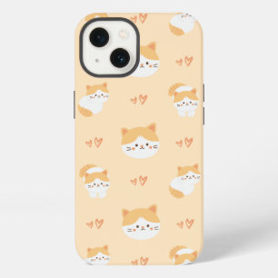 Cat Design Tough Hard Phone Case For iPhone
