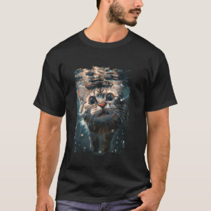 Cat Diving Sea T-Shirt