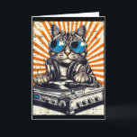 Cat Dj Headphone Turntable Vintage Music Edm Men W Card<br><div class="desc">Cat Dj Headphone Turntable Vintage Music Edm Men Women Kids</div>