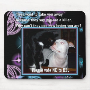 cat dog bsl mouse pad