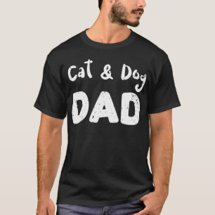 Cat Dog Dad Dogs funny T-Shirt