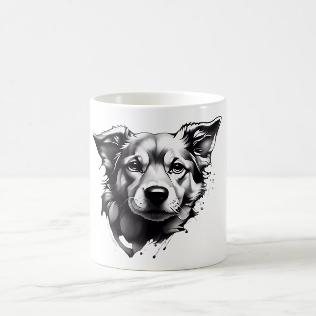 Cat & Dog Designer Coffee Mugs  (Center)