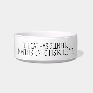 Cat Dog Food Bowl Perfect Gift for Any pet Owner